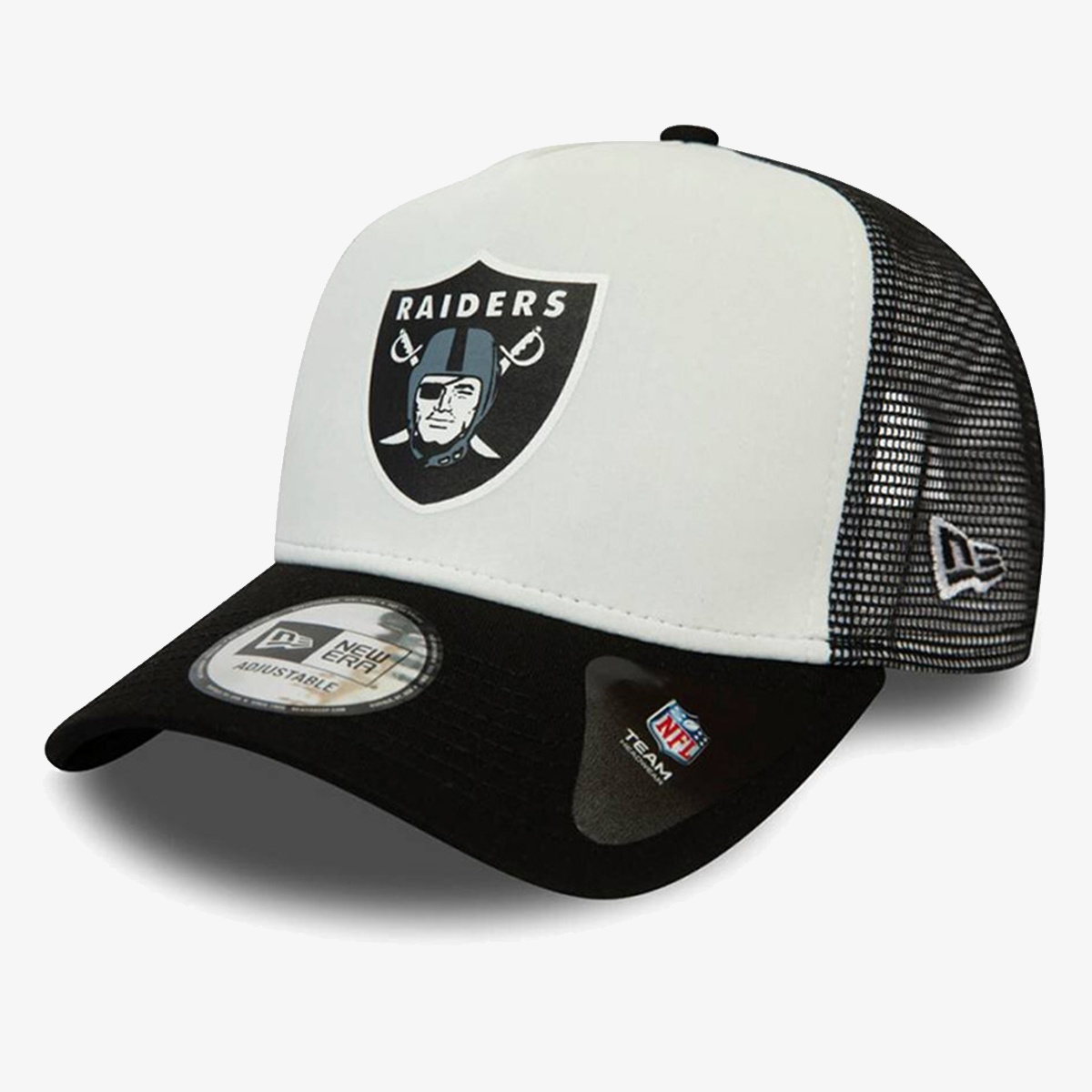 NEW ERA Sapca Las Vegas Raiders Team Colour White A-Frame Trucker