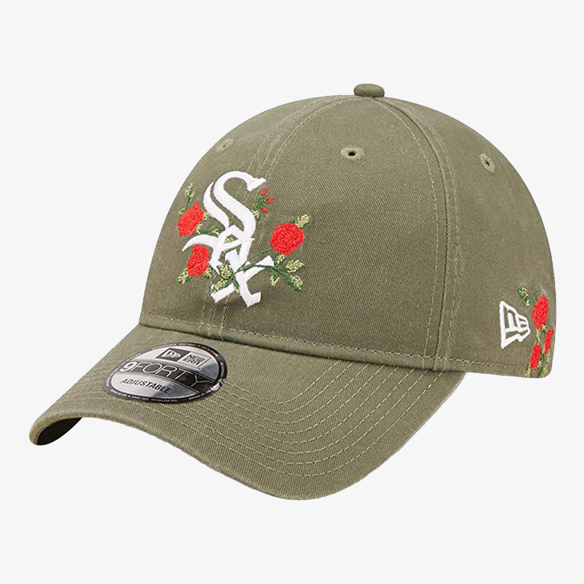 NEW ERA Sapca Chicago White Sox Flower Green 9FORTY Adjustable Cap