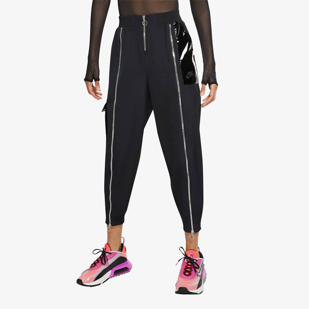 nike pantaloni w nsw icn clsh flc pant bb