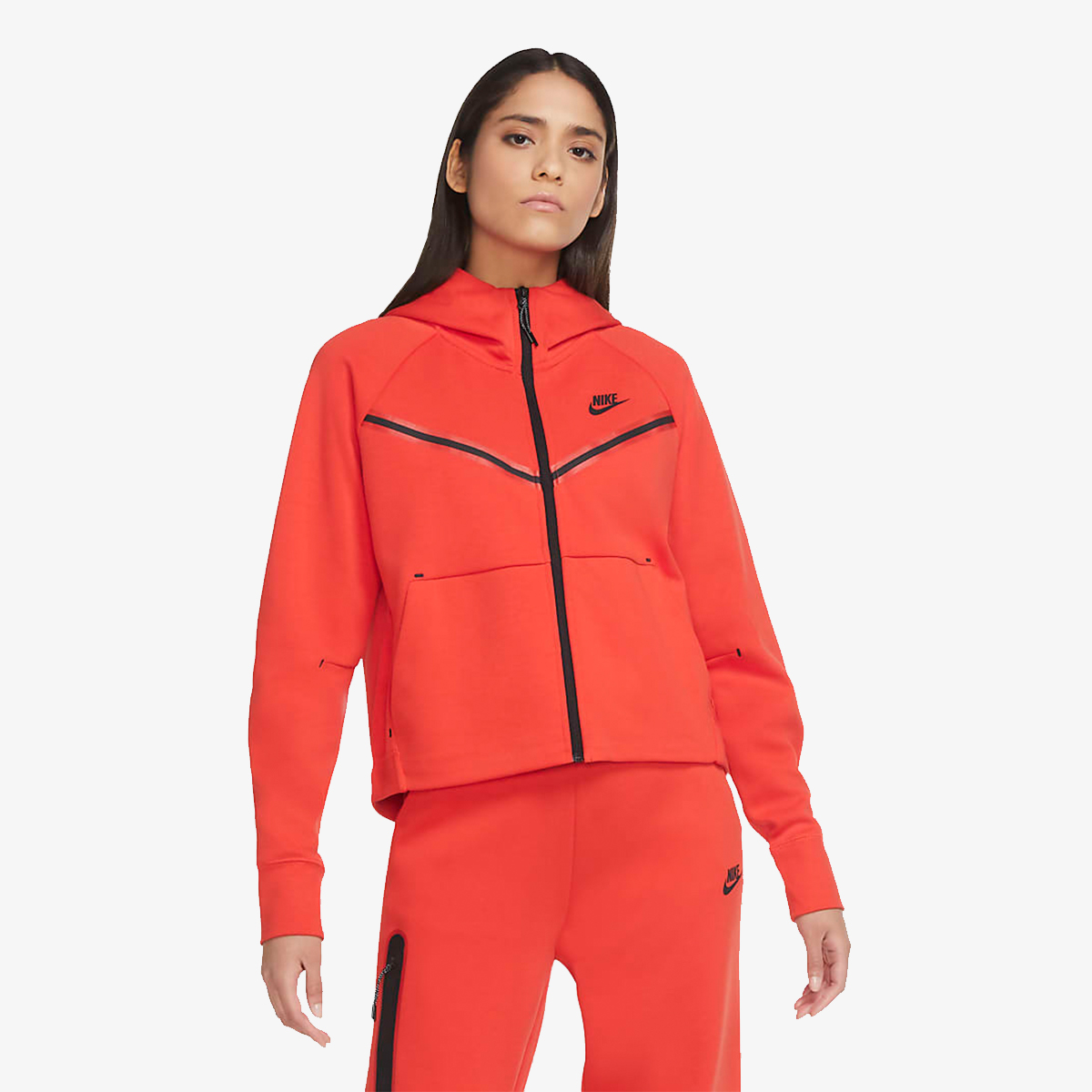 Nike hanorac w nsw tch flc wr hoodie fz Clearance