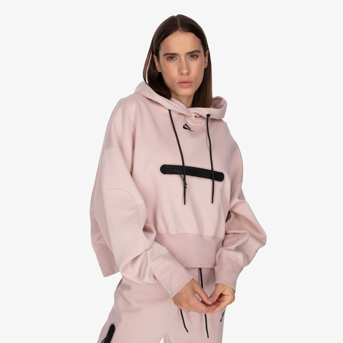 hanorac cu gluga nike m nsw tch flc hoodie fz