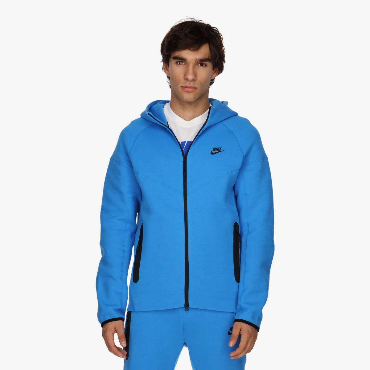 NIKE Hanorace M NK TCH FLC FZ WR HOODIE | BuzzSneakers Romania
