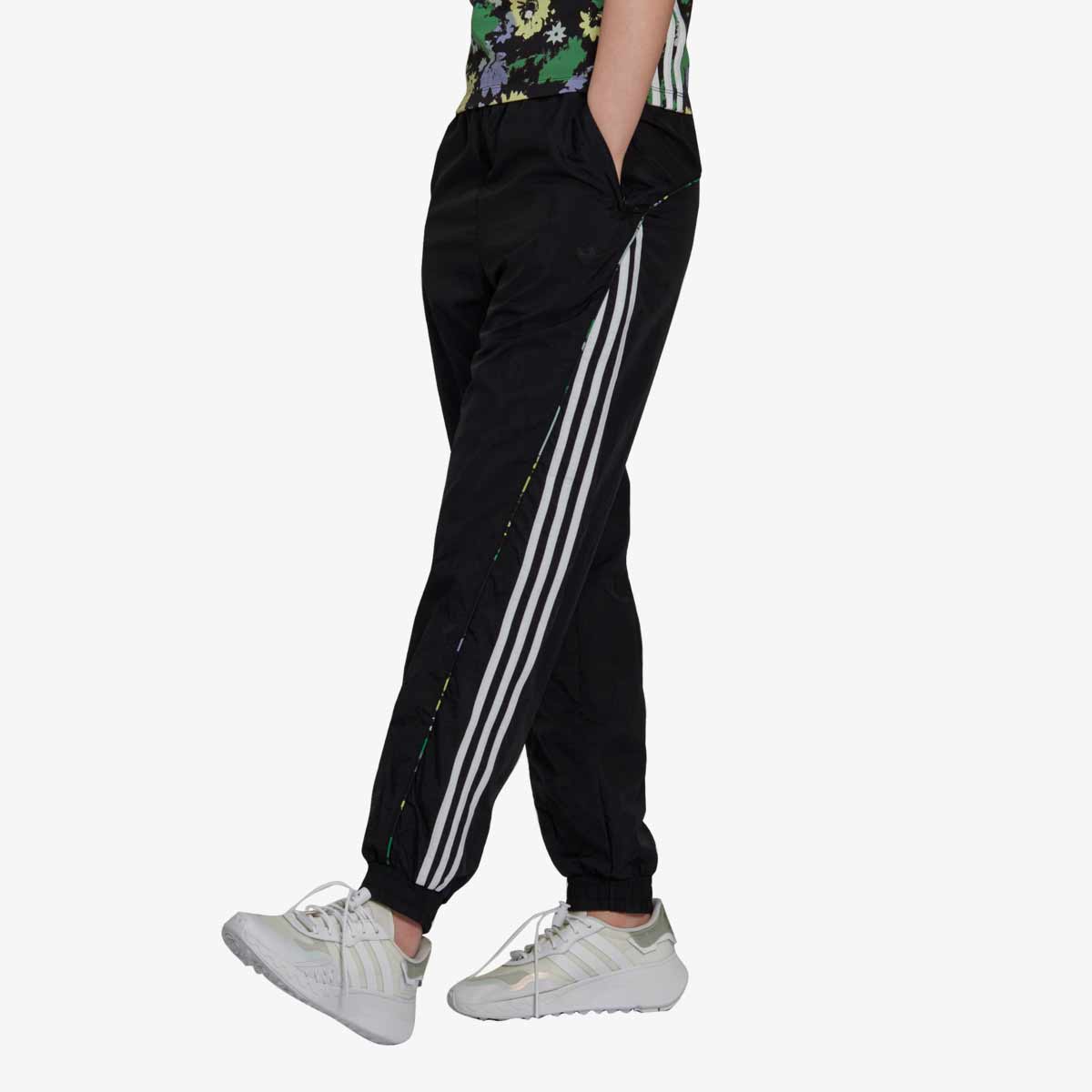 ADIDAS Pantaloni de trening FLORAL PIPING WOVEN 