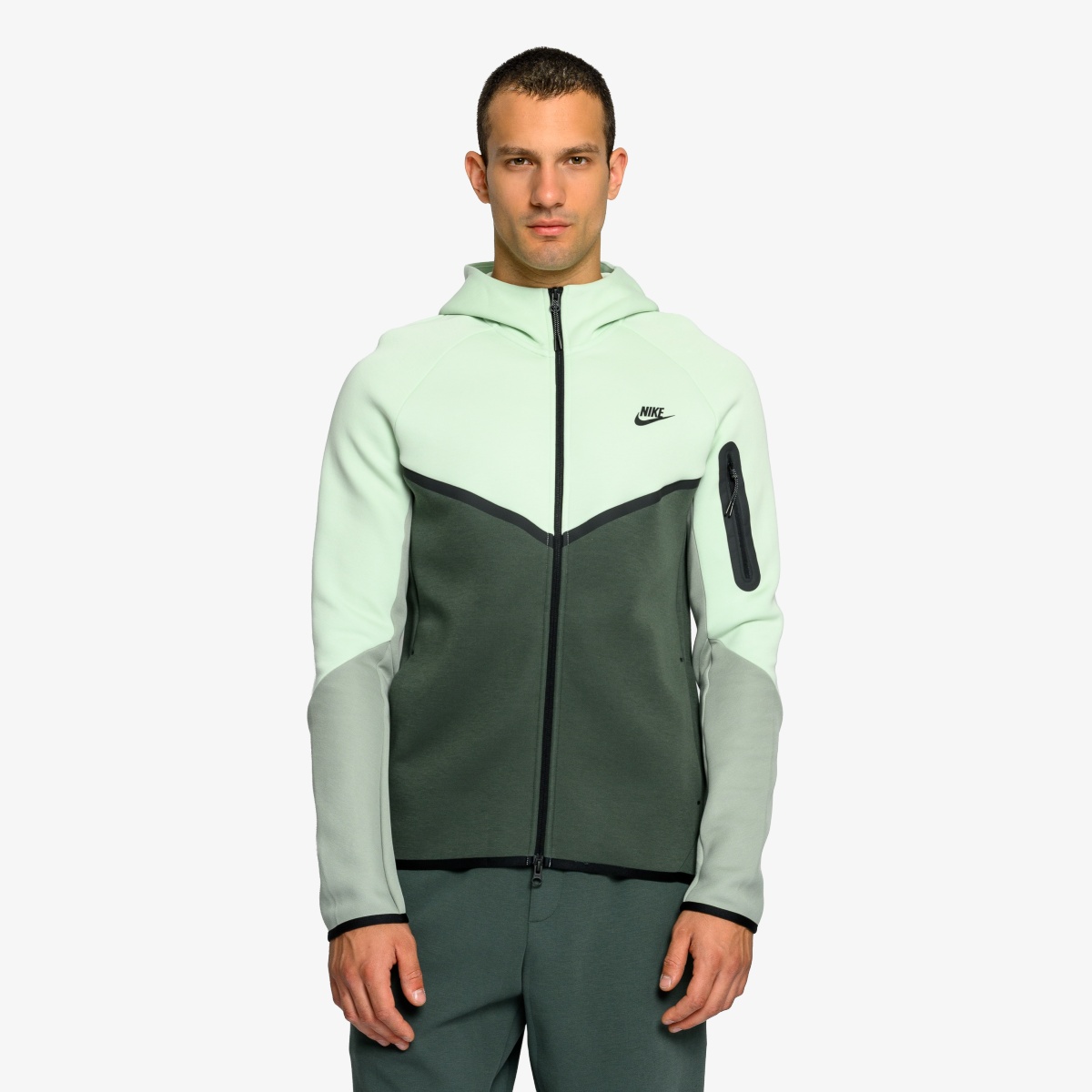 NIKE Hanorace M NK TCH FLC FZ WR HOODIE | BuzzSneakers Romania