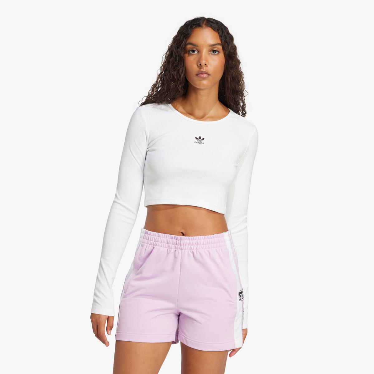ADIDAS Tricouri maneca lunga ESS CROP LS | BuzzSneakers Romania