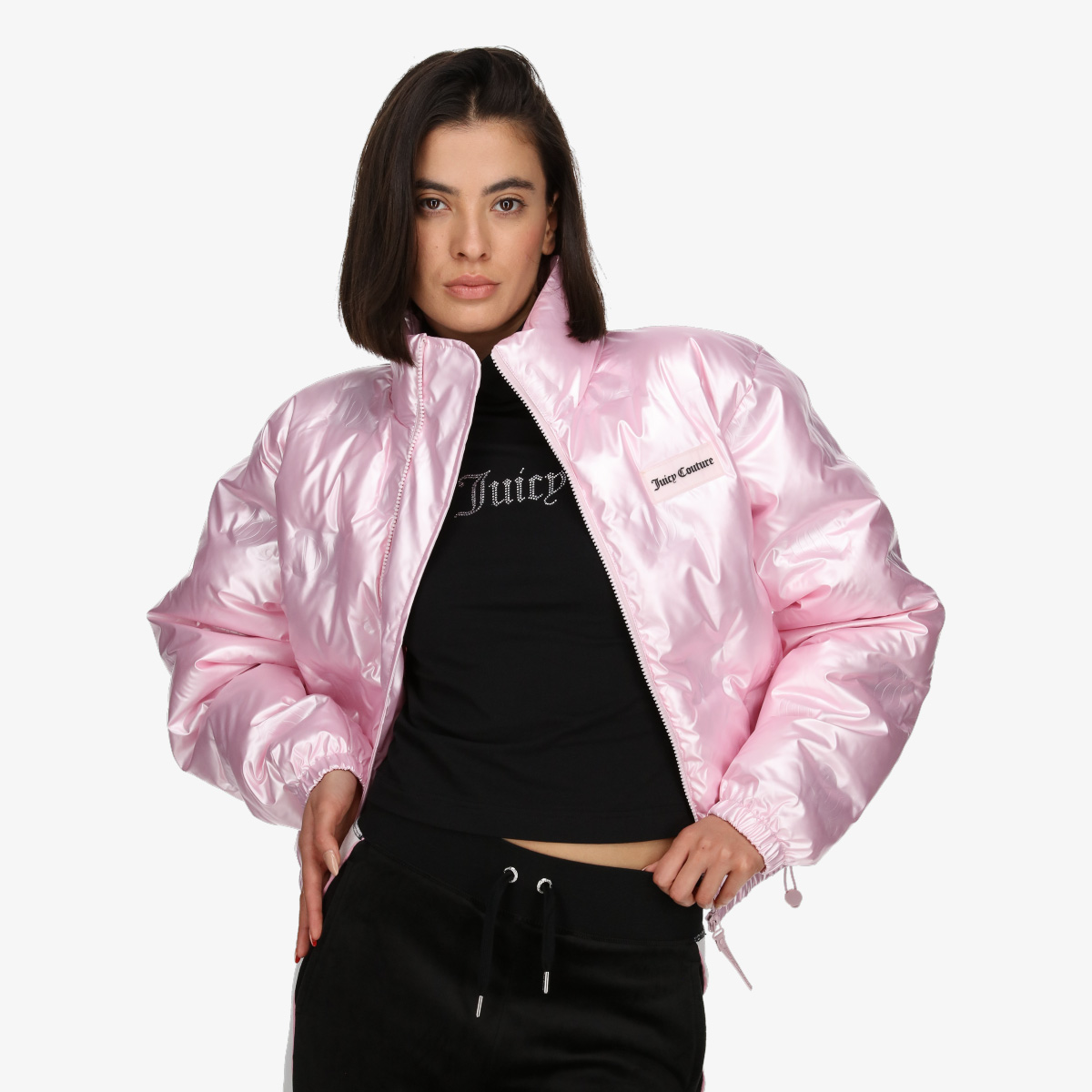 JUICY COUTURE Jachete MADELINE DEBOSSED PUFFER JACKET 