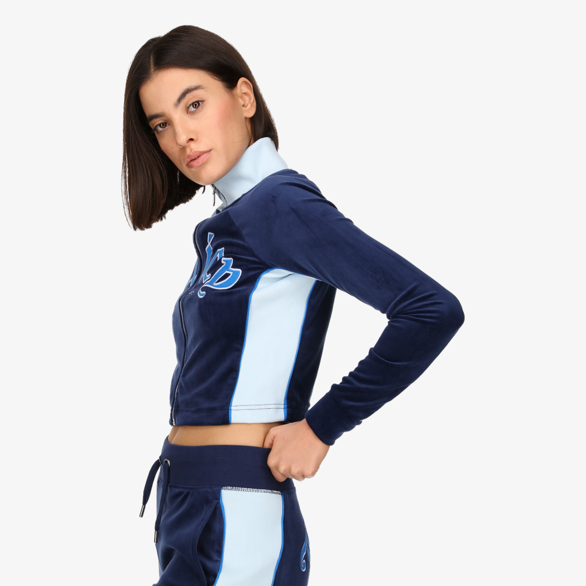 JUICY COUTURE Hanorace GEMINI RIB TRACK TOP 