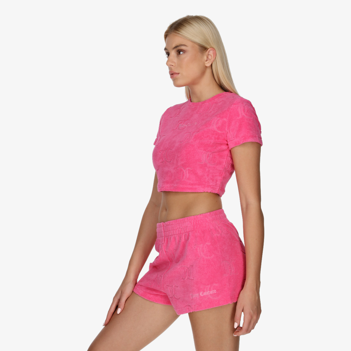 JUICY COUTURE Tricouri SOPHIE TOWELLING CROP TOP 