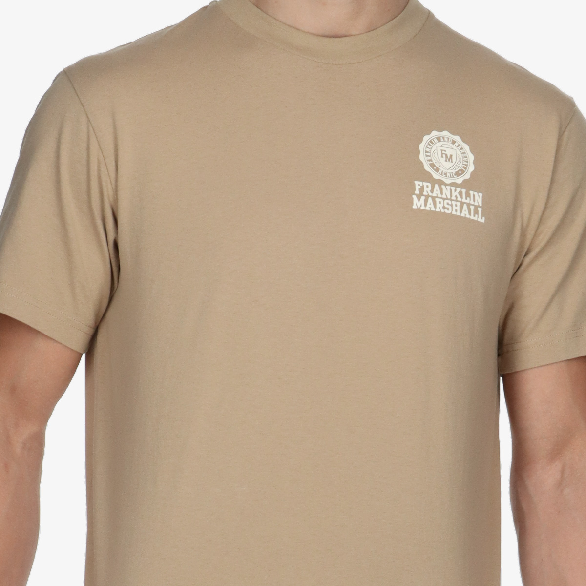 FRANKLIN & MARSHALL Tricouri Agender t-shirt with crest logo 