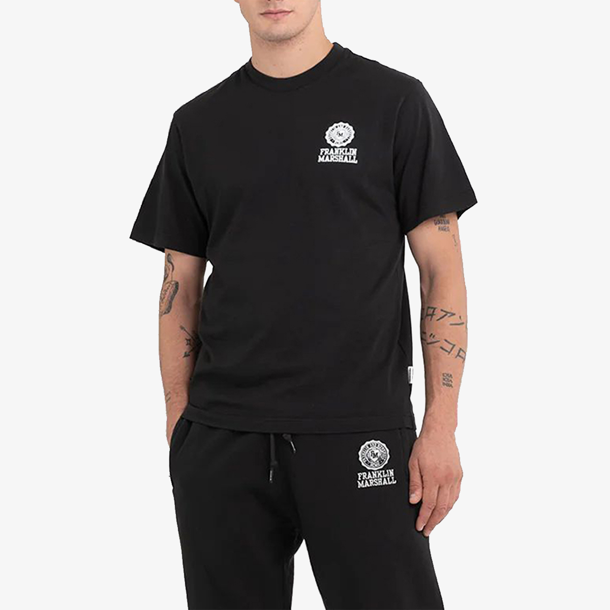 FRANKLIN & MARSHALL Tricouri PIECE DYED 24/1 JERSEY | BuzzSneakers