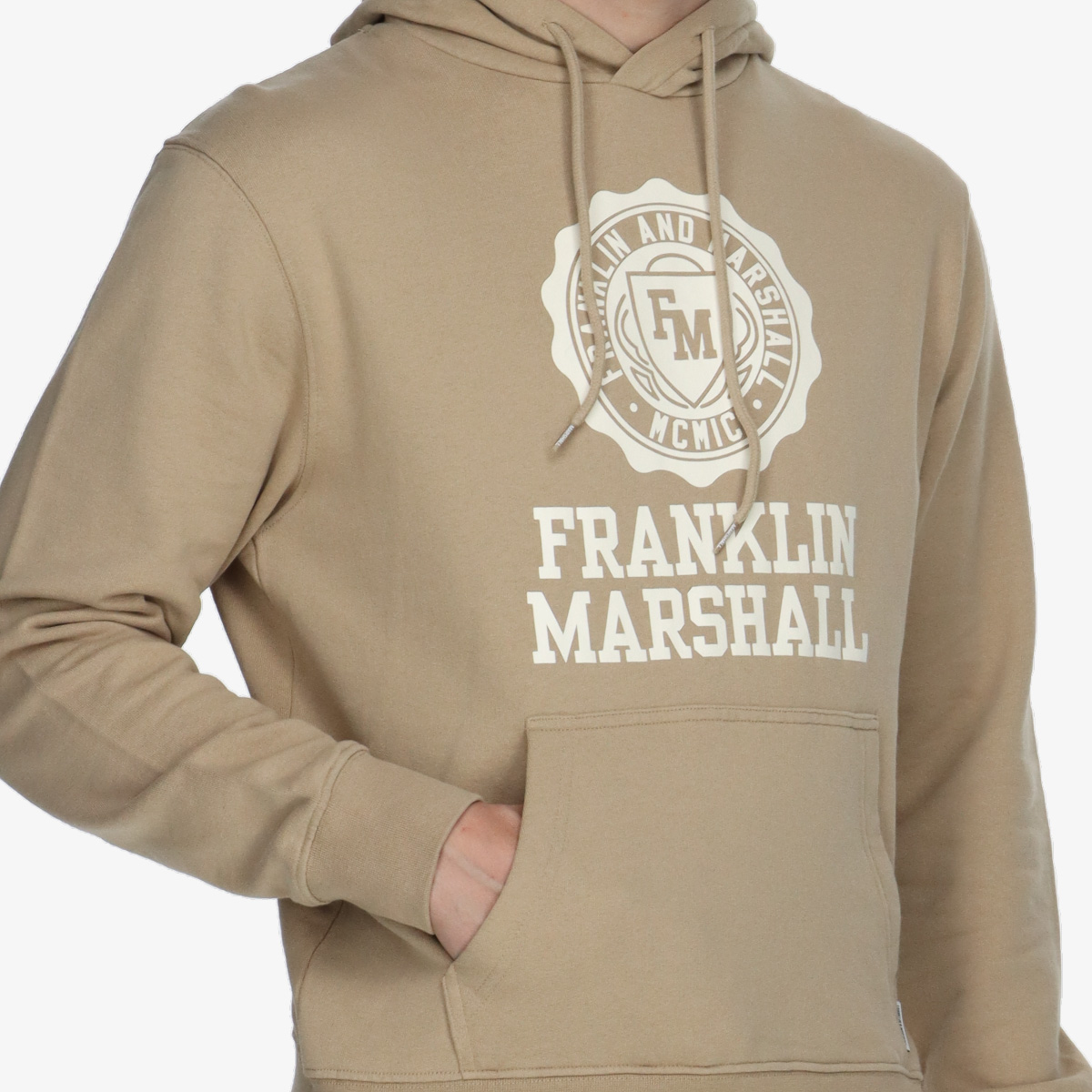 FRANKLIN & MARSHALL Hanorace DIAGONAL COTTON FLEECE 