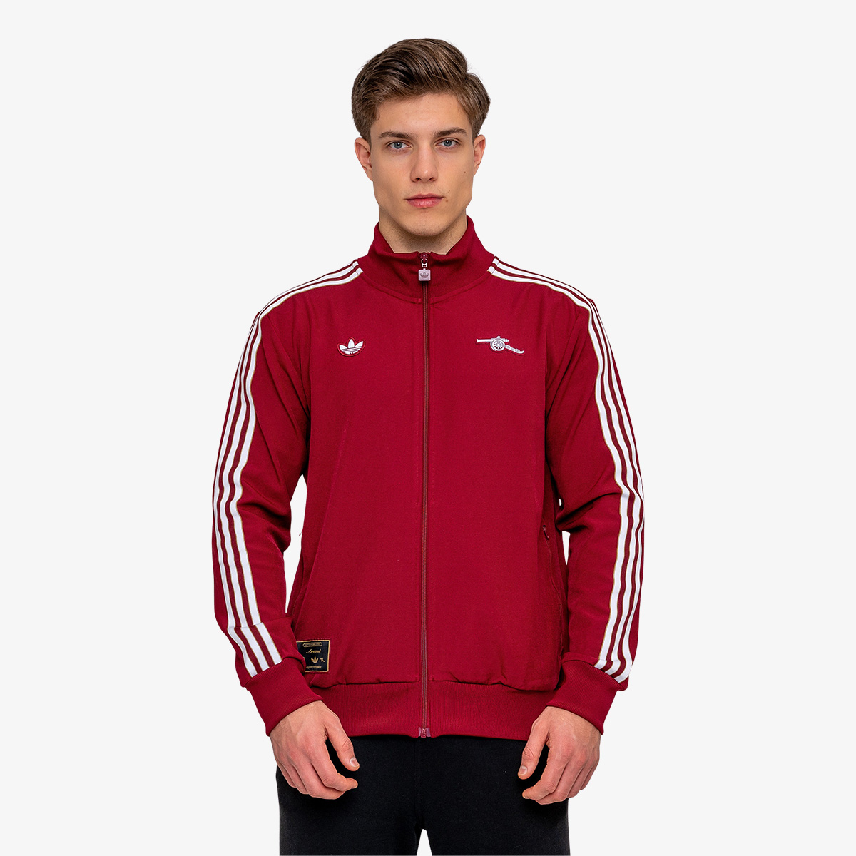 洋楽 ARSENAL / HICK LIFE Jachetă adidas Arsenal FC 25/26 Terrace Icons Half-Zip - Claret