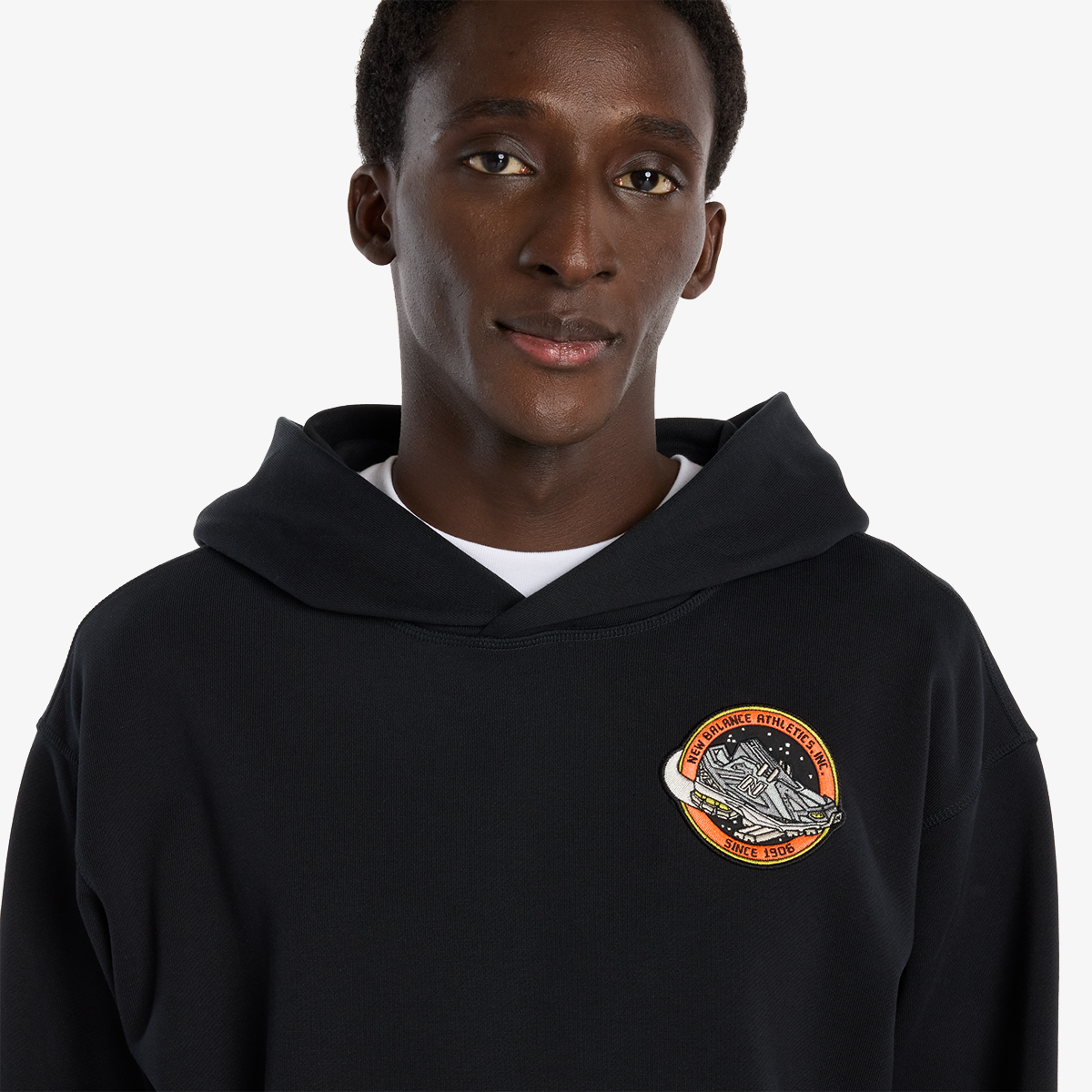 NEW BALANCE Hanorace Ghica Sport Station Hoodie - BLACK