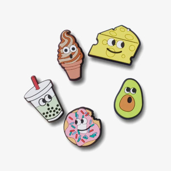 CROCS Pandativ Jibbitz Lights Up Food Friends 