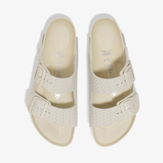 BIRKENSTOCK Papuci Arizona LENA Woven Emboss Ecru HEX 