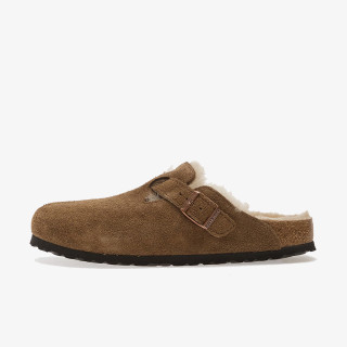 BIRKENSTOCK Papuci Boston Shear LEVE Dark Tea LAF 
