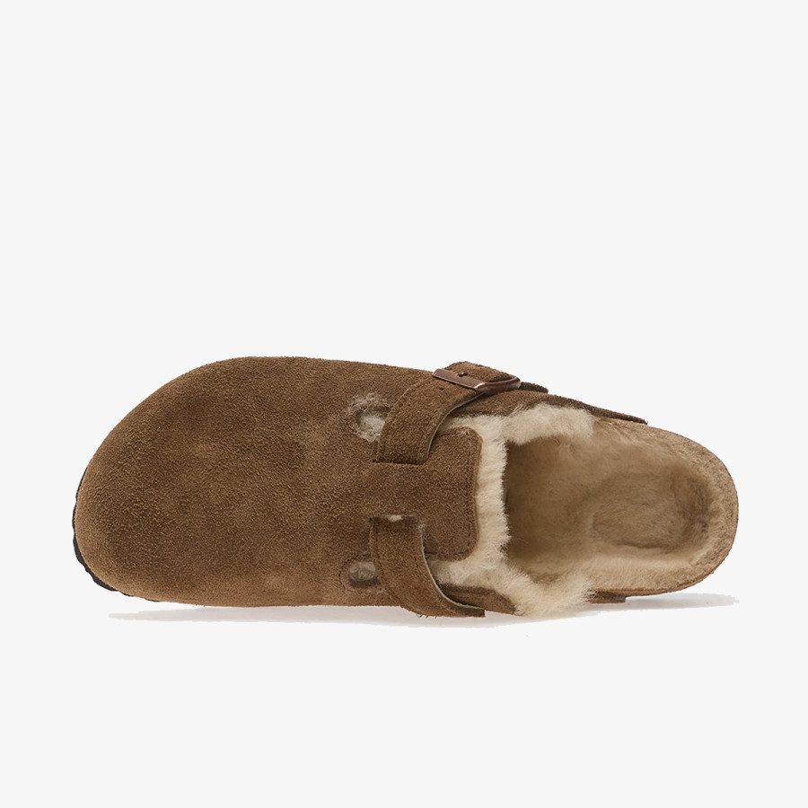 BIRKENSTOCK Papuci Boston Shear LEVE Dark Tea LAF 