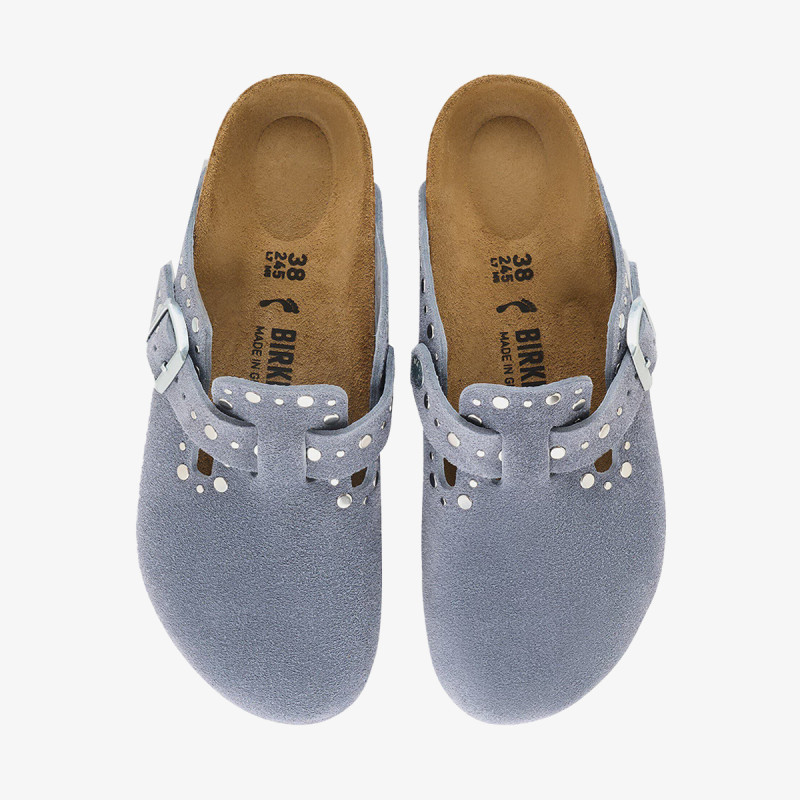 BIRKENSTOCK Papuci Boston Rivet LEVE Stone Blue 