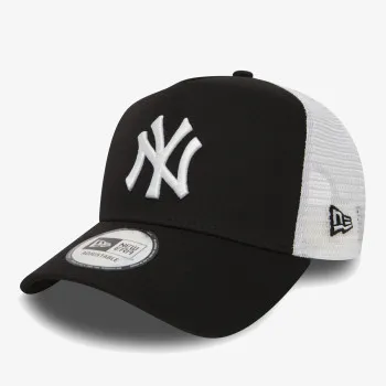 NEW ERA Sapca New York Yankees Clean Black A-Frame Trucker Cap<br /> 