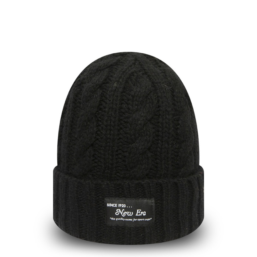 NEW ERA Palarie KAPA NEW ERA RIBBED CUFF KNIT NE BLK 
