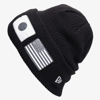 NEW ERA Palarie KAPA NE FLAG WATCH KNIT NE BLKWHIGRP 