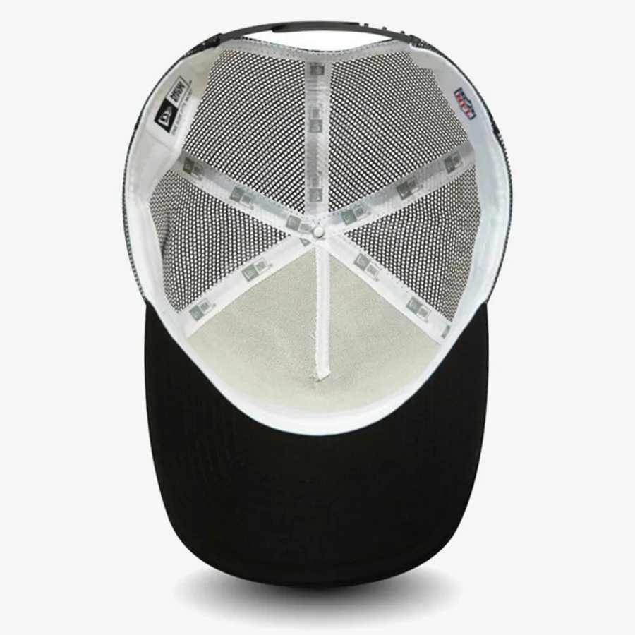 NEW ERA Sapca Las Vegas Raiders Team Colour White A-Frame Trucker Cap <br /> 