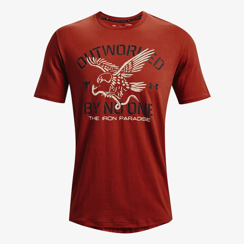 UNDER ARMOUR Tricouri UA Project Rock Outworked SS 