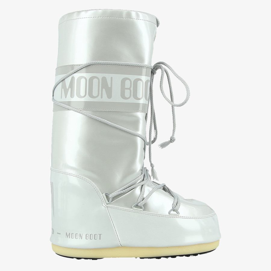 MOON BOOT Ghete VINILE MET. WHITE 