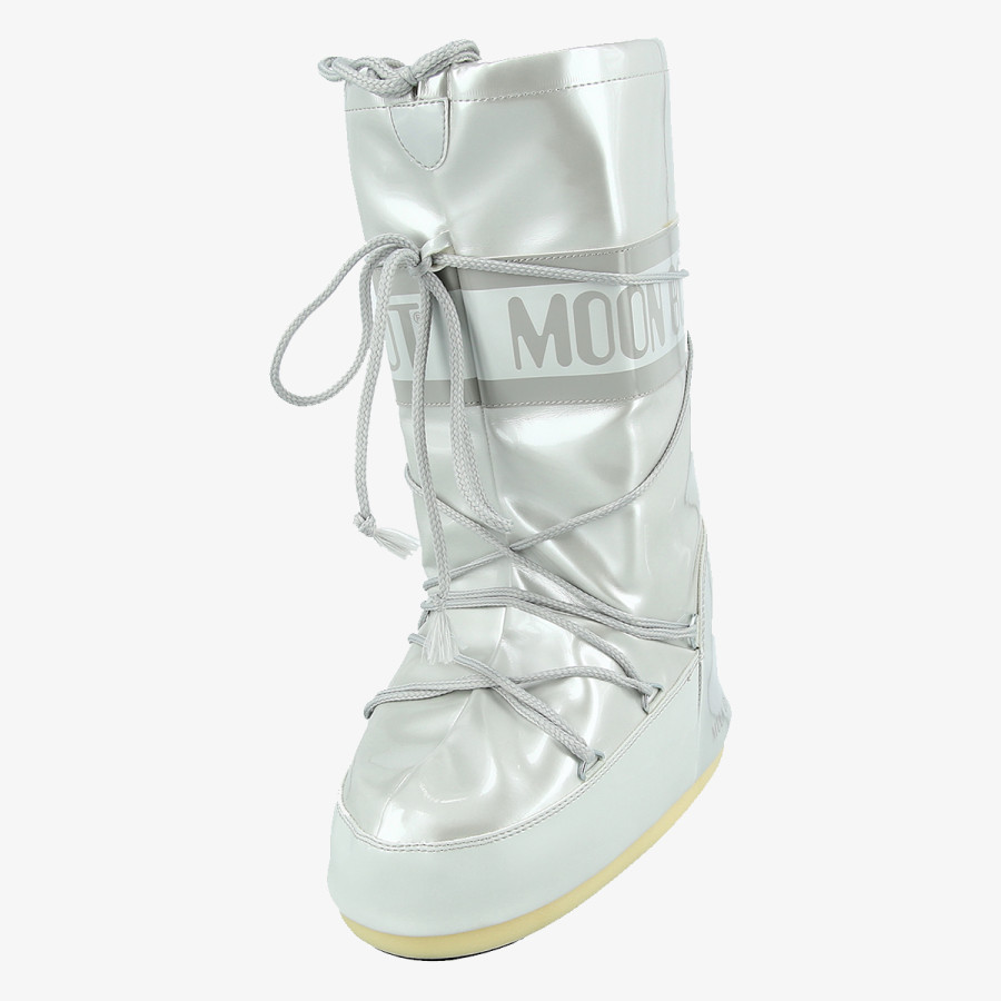 MOON BOOT Ghete VINILE MET. WHITE 