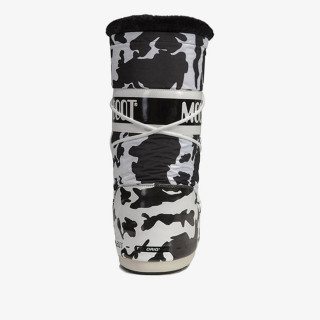 MOON BOOT Ghete MOON BOOT CLASSIC COW PRINTED BLACK/WHIT 