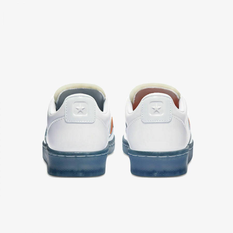 CONVERSE Pantofi Sport PRO LEATHER OX WHITE/WHITE/ORIOLE 