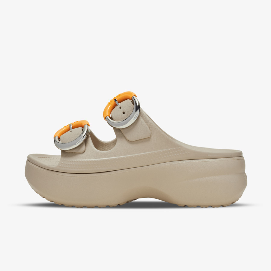 CROCS Papuci Sat Platform Dipped Buckle Sndl 
