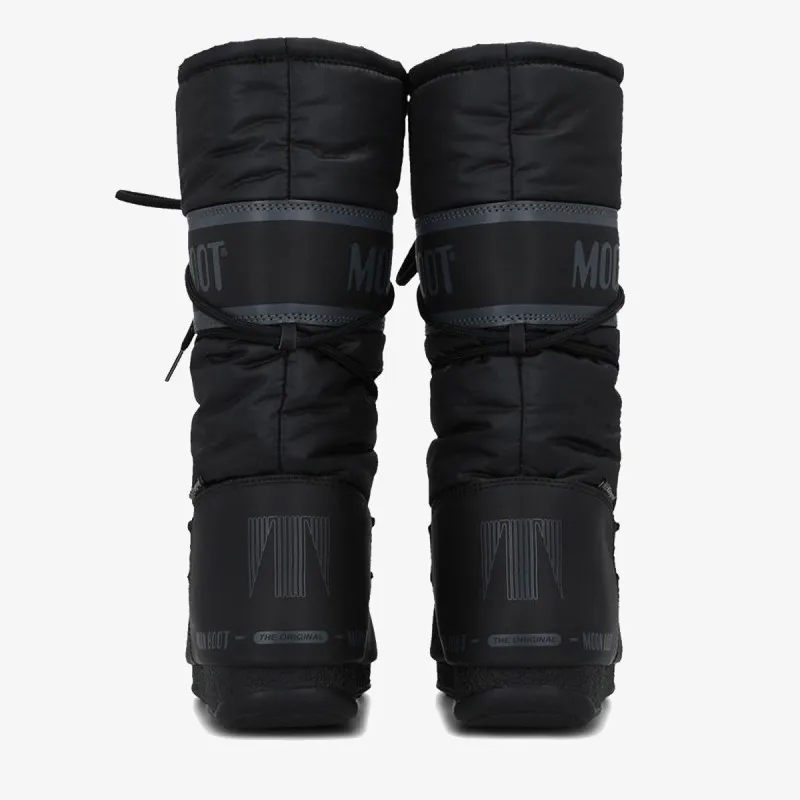 MOON BOOT Ghete MOON BOOT HIGH NYLON WP BLACK 