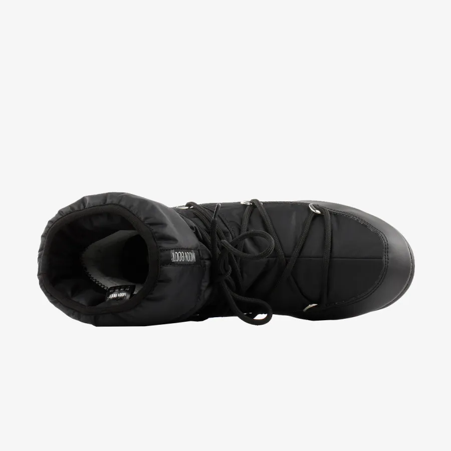 MOON BOOT Ghete MOON BOOT LOW NYLON WP 2 BLACK 