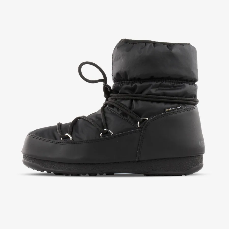 MOON BOOT Ghete MOON BOOT LOW NYLON WP 2 BLACK 