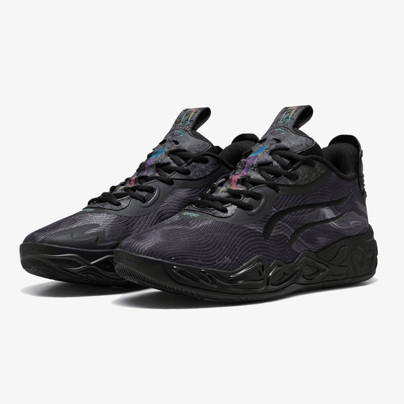 PUMA Pantofi Sport MB.04 Lo Team PUMA Black-Dark Amethyst 