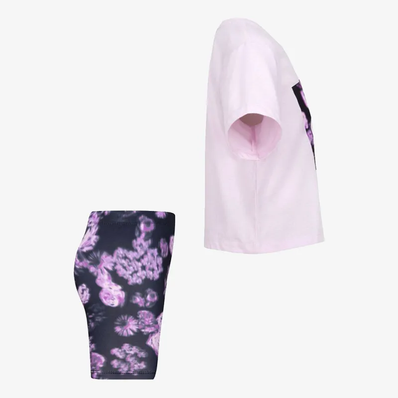 NIKE TRICOU SI PANTALONI SCURTI Boxy Tee & Bıke Short 