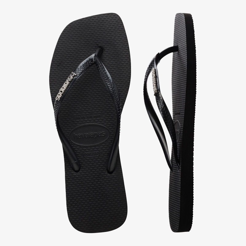 HAVAIANAS Slapi SLIM SQUARE LOGO METALLIC 