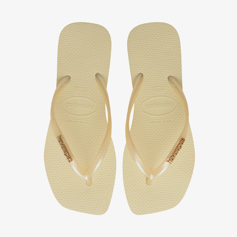 HAVAIANAS Slapi SLIM SQUARE LOGO METALLIC 