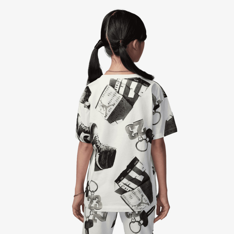 NIKE Tricouri JDG WJ BROOKLYN AOP SS TEE 