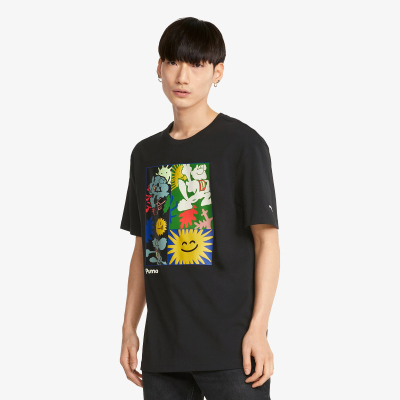 PUMA Tricouri PUMA ADVENTURE PLANET Graphic Tee 