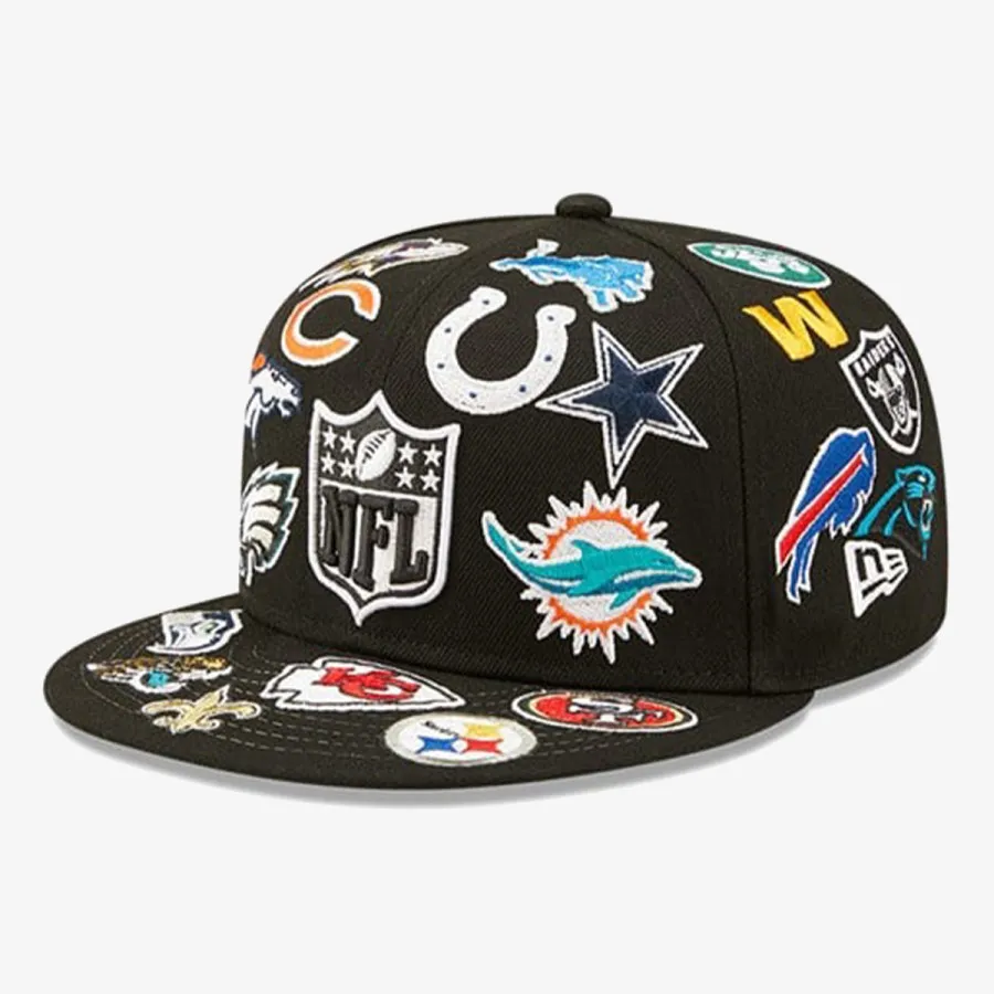 NEW ERA Sapca NFL ALL OVER BLK 