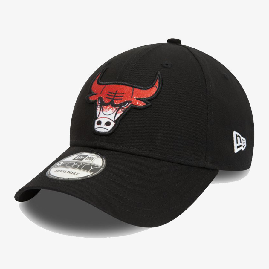 NEW ERA Sapca Chicago Bulls Gradient Infill Black 9FORTY Adjustable Cap 