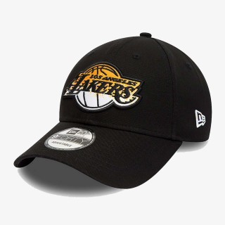 NEW ERA Sapca LA Lakers Gradient Infill Black 9FORTY Adjustable Cap 