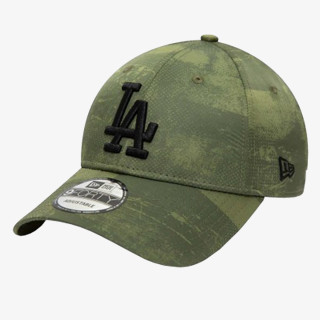 NEW ERA Sapca LA Dodgers Print Green 9FORTY Adjustable Cap 