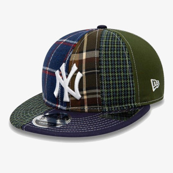 NEW ERA Sapca New York Yankees MLB Patch Panel Dark Green 9FIFTY Snapback Cap 