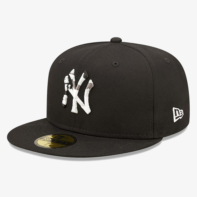 NEW ERA Sapca New York Yankees Monocamo Infill Black 59FIFTY Fitted Cap 