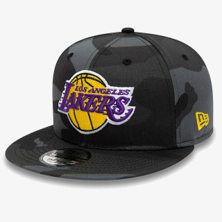 NEW ERA Sapca LA Lakers Team Camo 9FIFTY Snapback Cap 