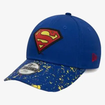 NEW ERA Sapca Superman Youth DC Splat Blue 9FORTY Adjustable Cap 