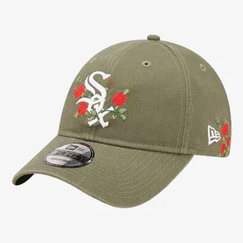 NEW ERA Sapca Chicago White Sox Flower Green 9FORTY Adjustable Cap <br /> 